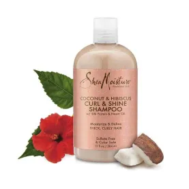 Shea Moisture Coconut & Hibiscus Curl & Shine Shampoo 