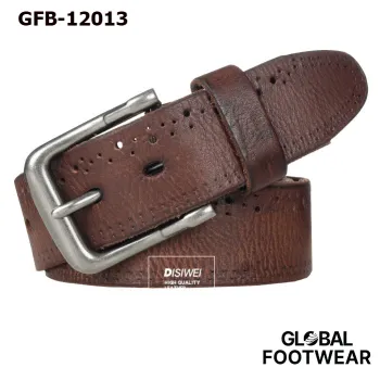 Genuine leather men's leather retro belt handmade