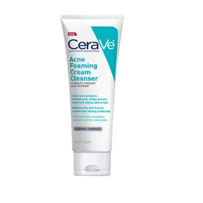 Cerave Acne Foaming Cream Cleanser BPO 4% (150ml)