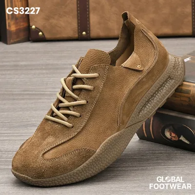 Cowhide light men's breathable shoes