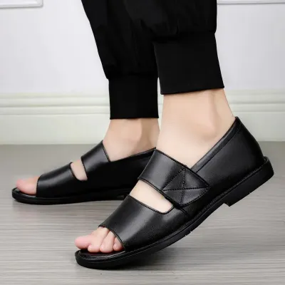 BLACK SPRING SANDAL