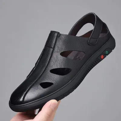 BLACK FUSION SANDAL