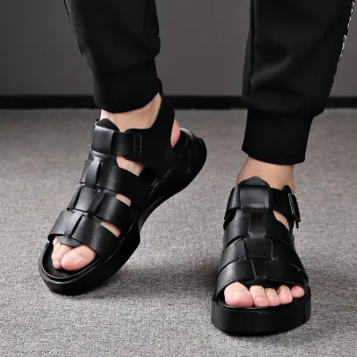 SERENITY STEPS GENUINE LEATHER SANDALS