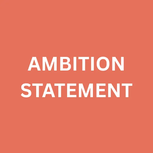 AMBITION STATEMENT